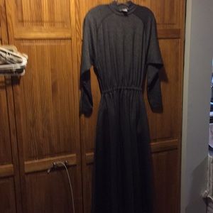 Vintage gray pullover dress, RTW brand size small